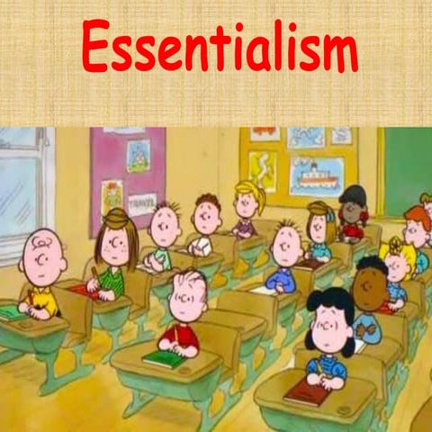 Essentialism in Education