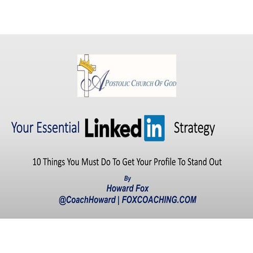 Essential LinkedIn_ 10 tips for the ASOG