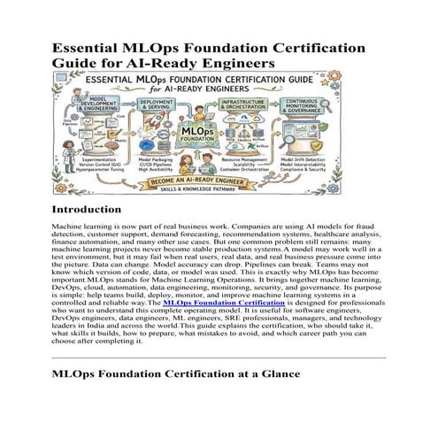 Essential MLOps Foundation Certification Guide for AI.pdf