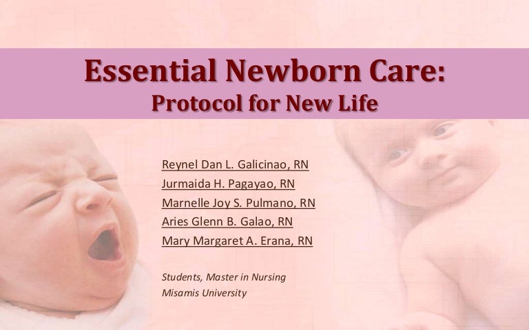 essentials of newborn care