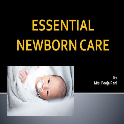 Essential Newborn Care