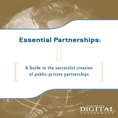 Essential Public-Private Partnerships