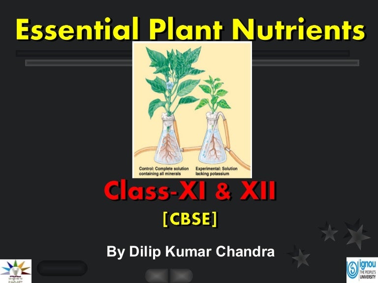 Essential plant nutrients by dilip kumar chandra