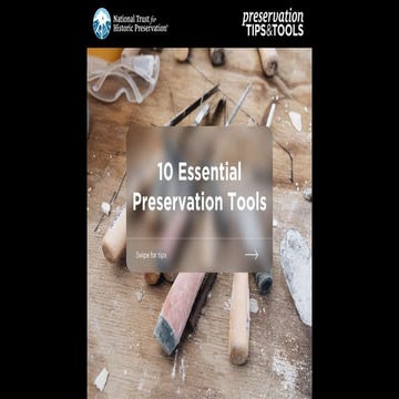 10 Essential Preservation Tools