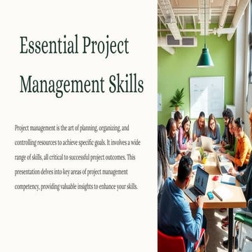 The Essential Project Management Skills in 2024
