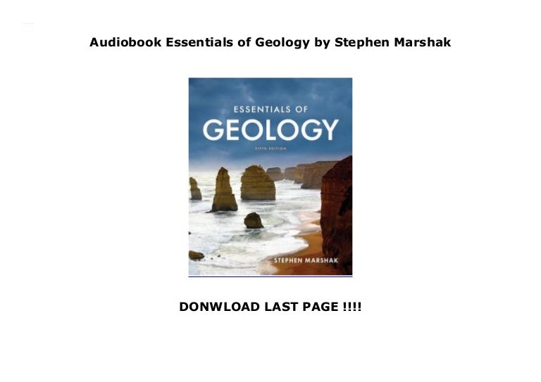 Audiobook Essentials of Geology by Stephen Marshak