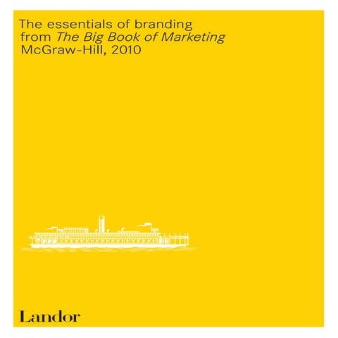 Essentials of Branding - The big Book of Marketing