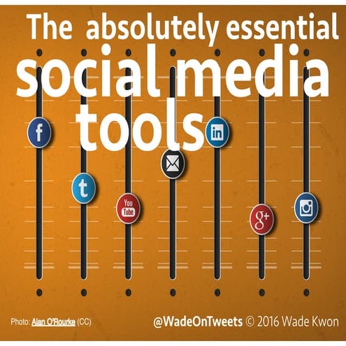 The Absolutely Essential Social Media Tools