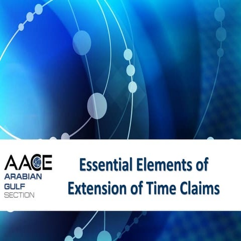 Essentials of EOT Claims