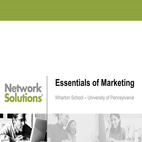 Essentials of marketing