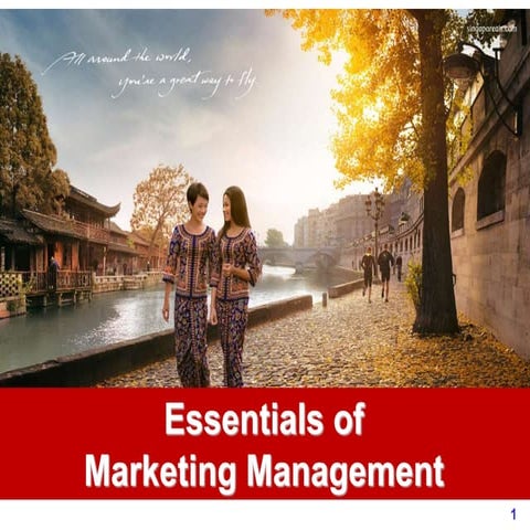 Essentials of marketing management ppt slides