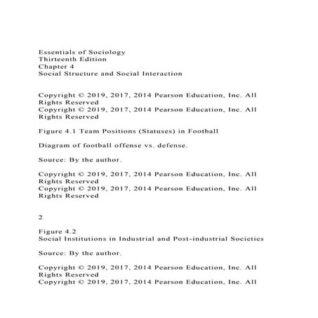 Essentials of SociologyThirteenth EditionChapter 4Social S.docx