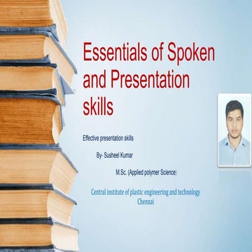 Essentials of spoken and presentation skills