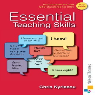 Essential teaching skills_