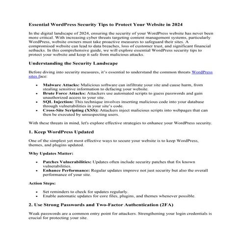 Essential WordPress Security Tips to Protect Your Website in 2024.pdf