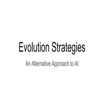 NYAI #25: Evolution Strategies: An Alternative Approach to AI w/ Maxwell Rebo