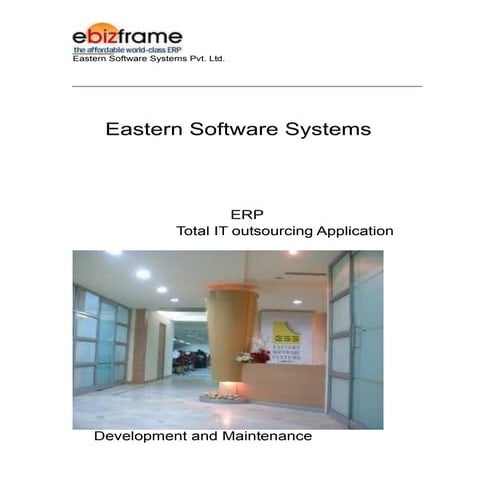 Ebizframe ERP Software