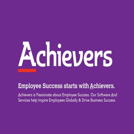 Employee Success starts with Achievers