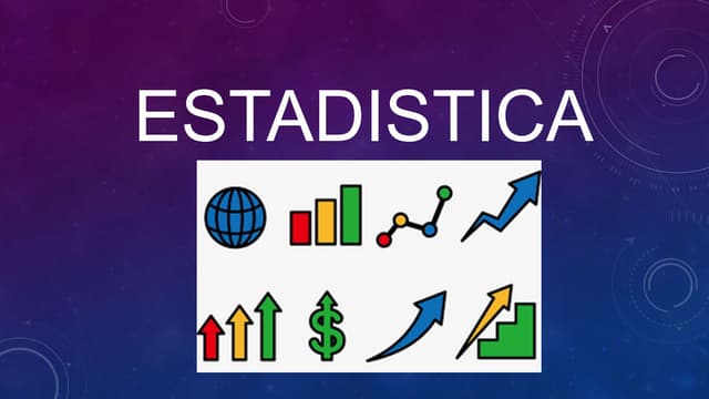 INICIO ESTADÍSTICA PARA NIÑOS | PPT