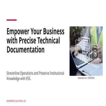 Professional Technical Documentation Services | ESS.pptx