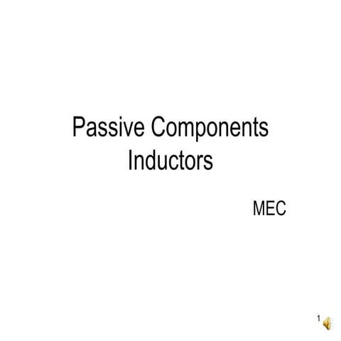 Est 130 passive components inductors