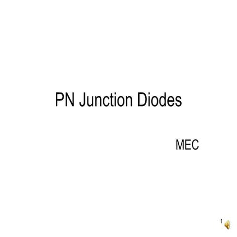 EST 130, PN Junction Diodes