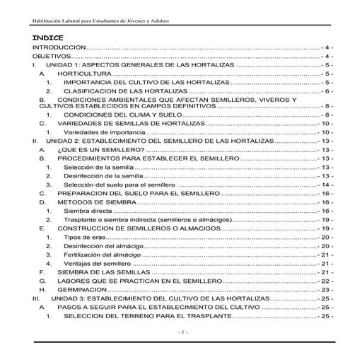 Establecimiento y manejo agronomico de las hortalizas protegido
