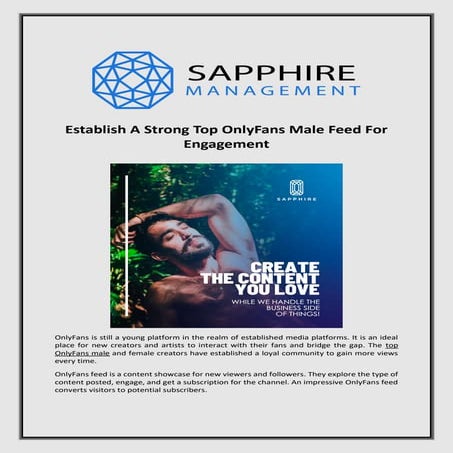 Establish A Strong Top OnlyFans Male Feed For Engagement.pdf