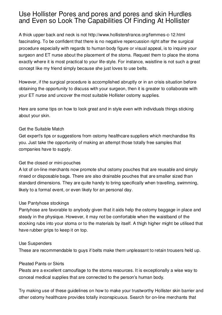hollister ostomy supplies free samples