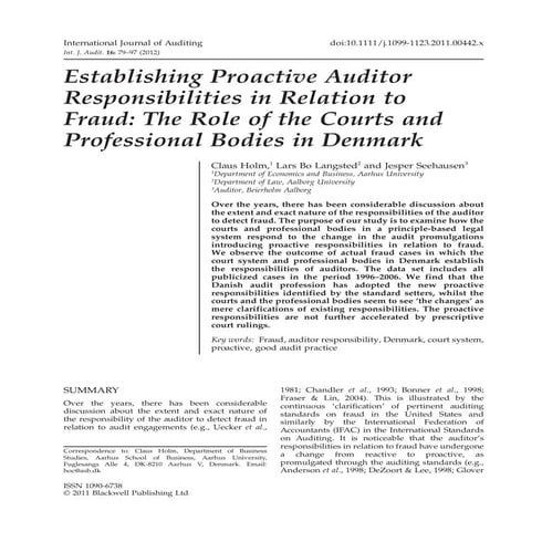 Presentation 3 - Audit Program & Procedure | PPTX