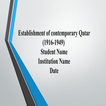 Less .2 Rulers of State Qatar and their most important achievements | PPTX