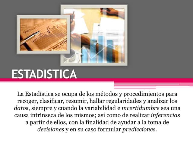 Estadistica, tipos, gráficos