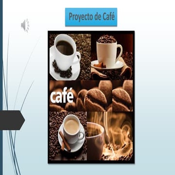 Proyecto Café: estudio de mercadeo