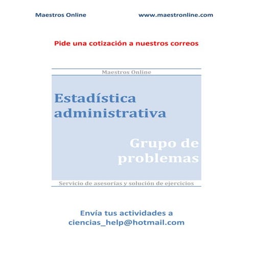 Estadistica administrativa