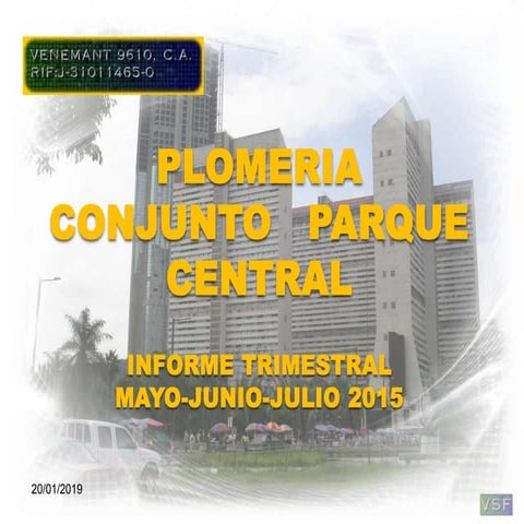 Estadísticas Trimestral mayo junio julio 2015