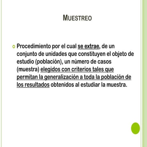 Estadistica tema 2. muestreo parte 1