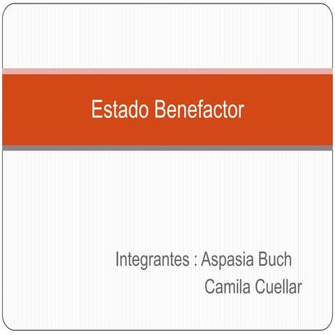 Estado benefactor 