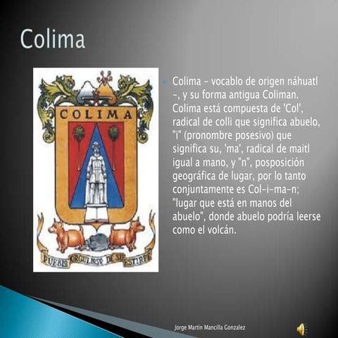colima descripcion del estado | PPT