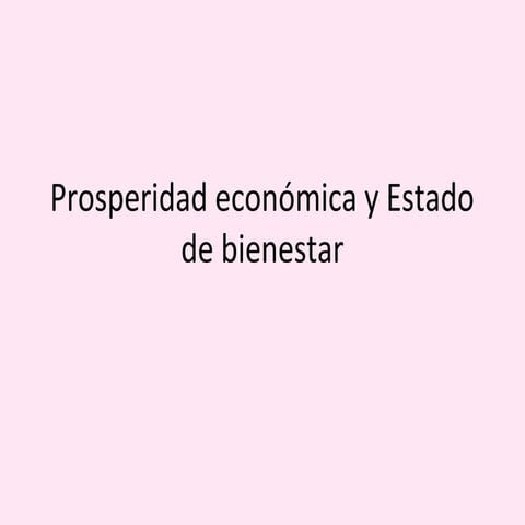 Estado de bienestar