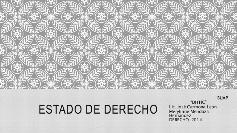 Estado de derecho