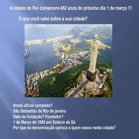 Estado e cidade do rio de janeiro