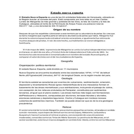 Estado nueva esparta