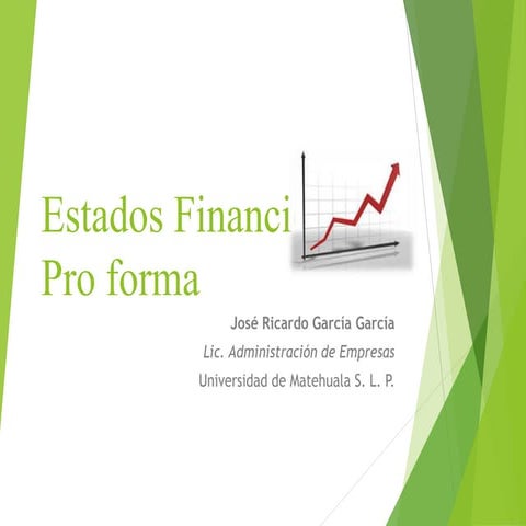 Estados financieros pro forma