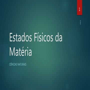 Estados físicos da matéria prof Ivanise Meyer