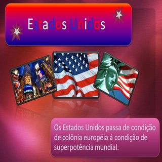 Trabalho de Geografia - Estados Uni...