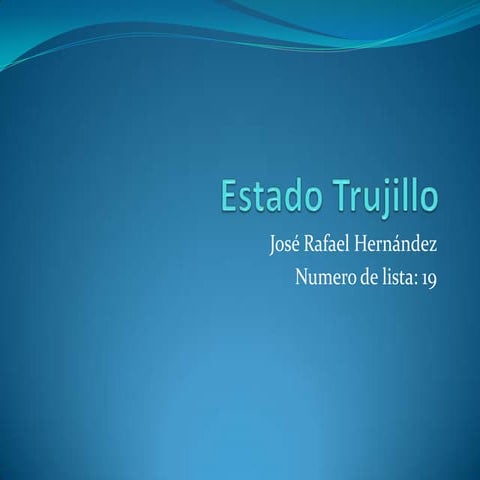 Estado trujillo