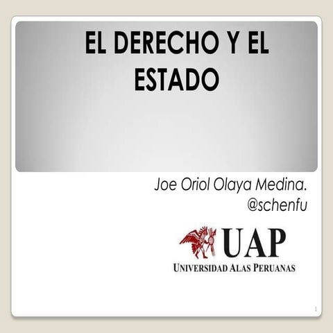 Estado y derecho
