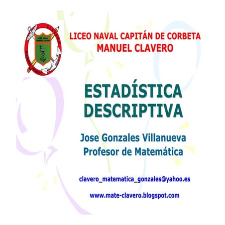 Estadística Descriptiva
