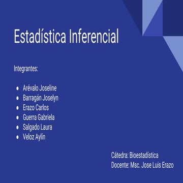 Estadística Inferencial