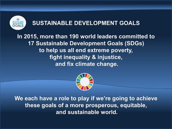 17 goals of SDG | PPT